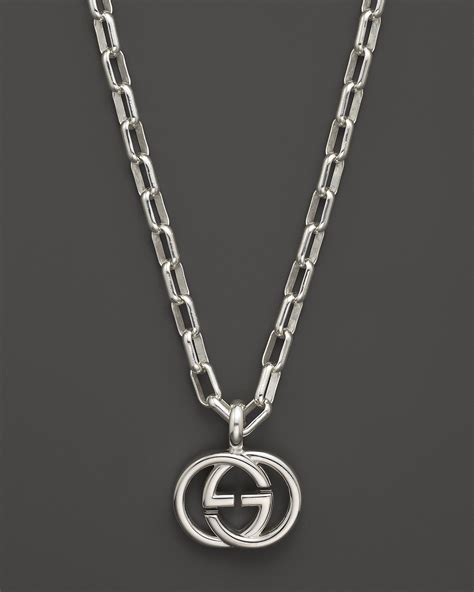 gucci double g pearl necklace|Gucci interlocking necklace.